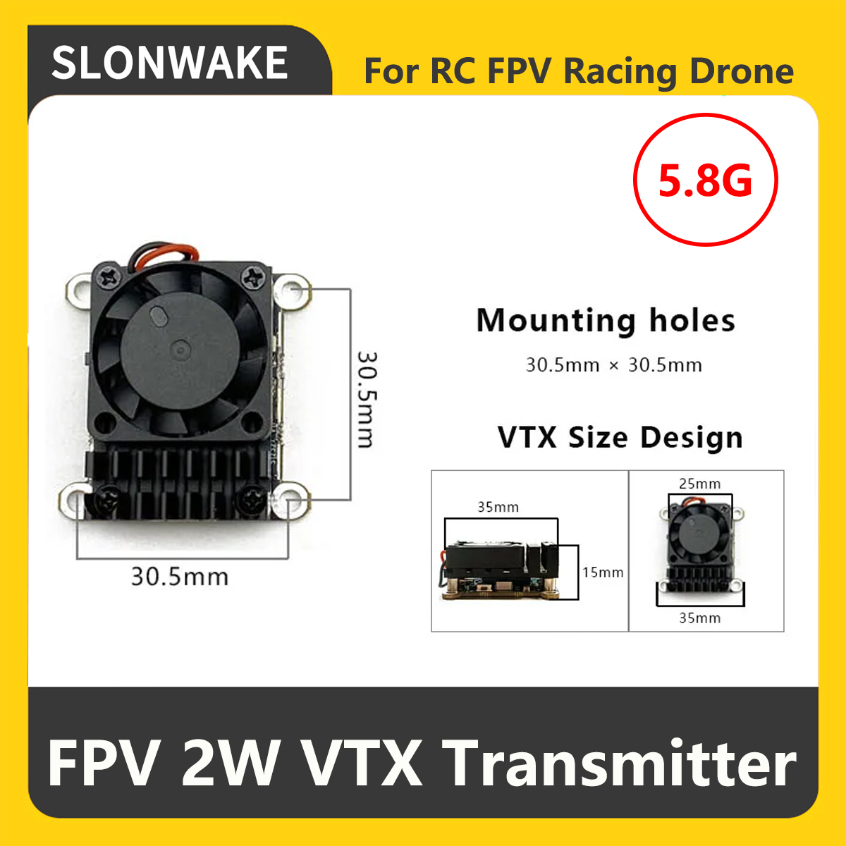 Transmetteur FPV VTX SLONWAKE  - Fpv Drone Frame avis et prix